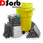universal absorbent over-pack spill kit