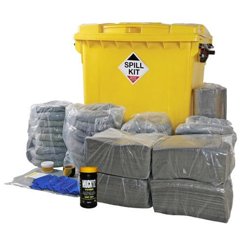 660L General Purpose Spill Kit in Wheeled Industrial Bin